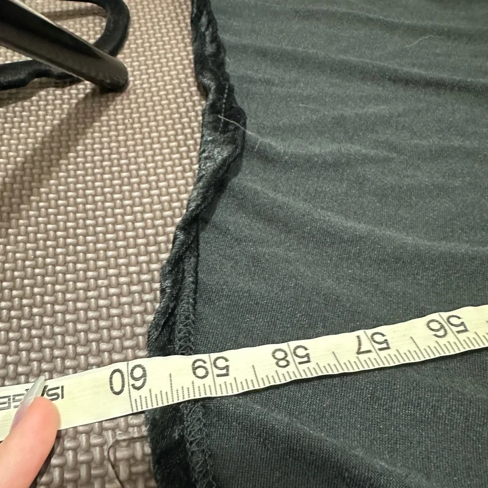 Vintage Lip Service Purple Black Velvet Gothic Renaissance Vampy Maxi Dress - Picture 8 of 10